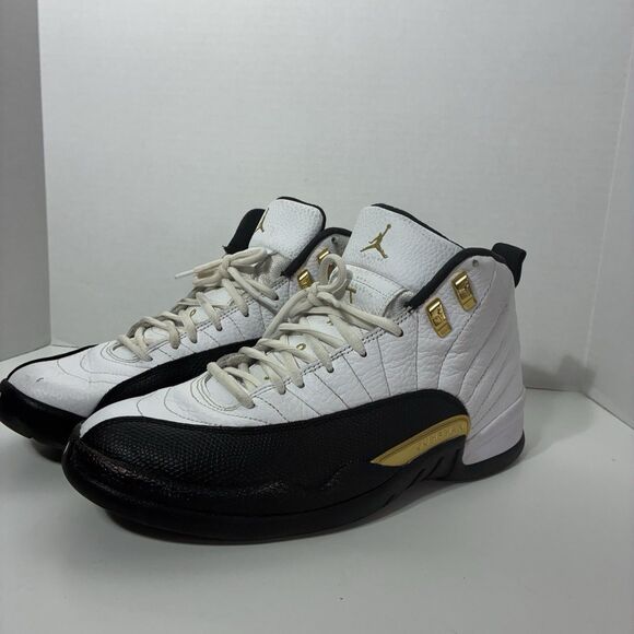 Nike Air Jordan 12 Retro Royalty White Black Gold Men’s Size 10 CT8013-170 main image 11